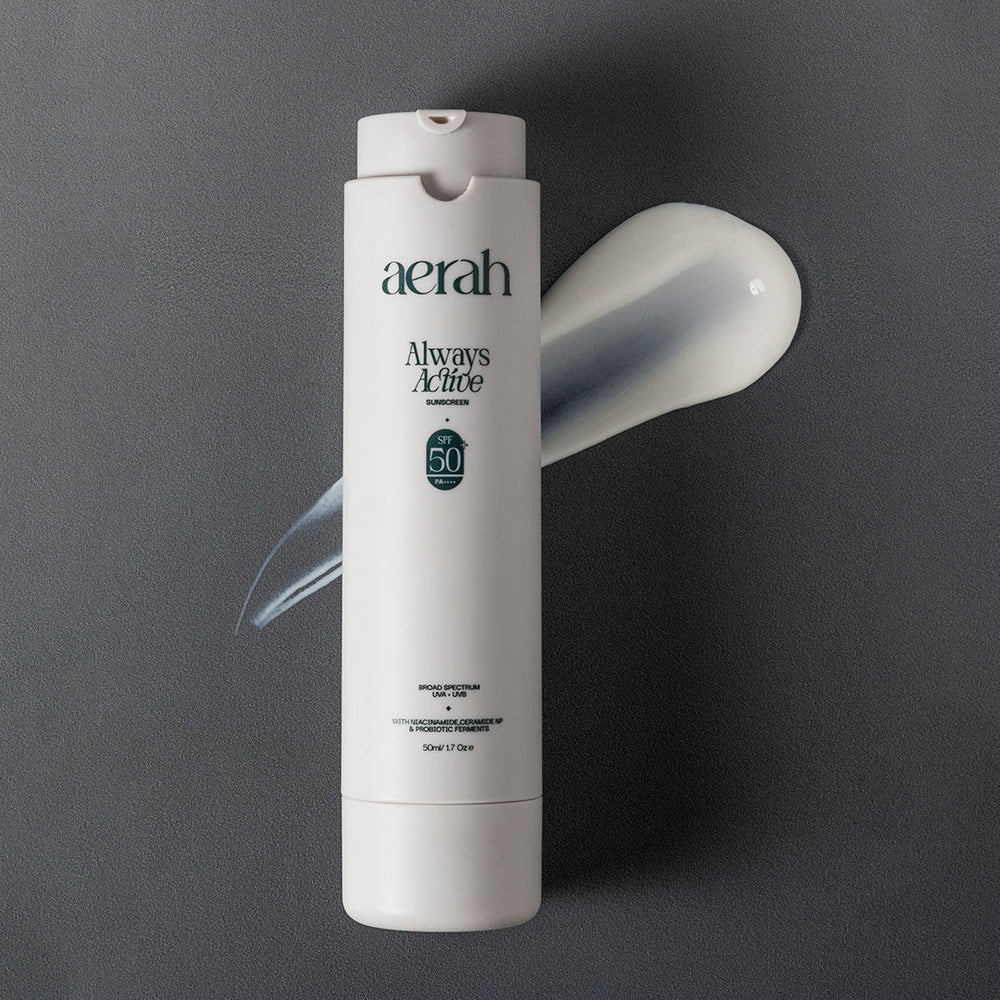 Always Active Sunscreen - aerah - science-led skincare India