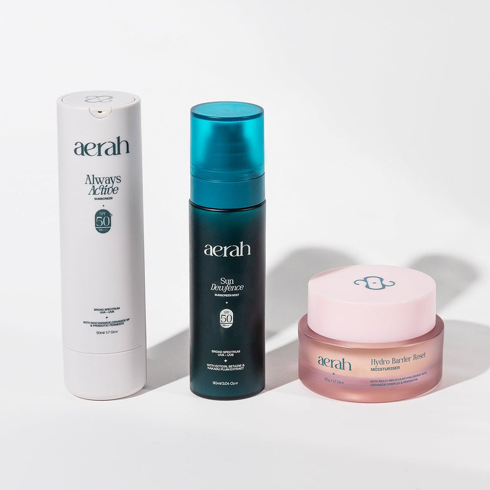The aerah Routine - aerah - science-led skincare India
